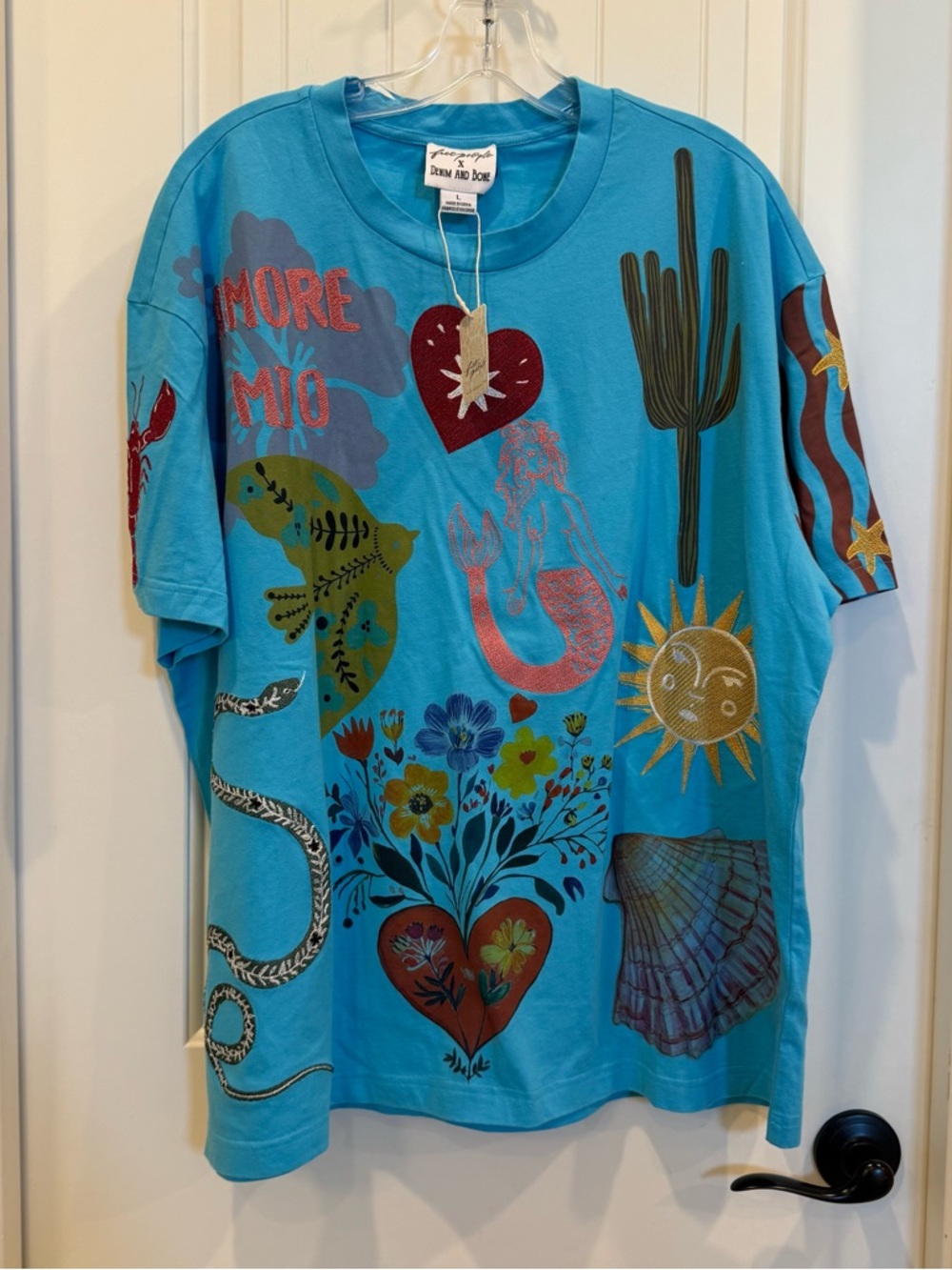 Free People x Denim And Bone Amore Mio Tee - Picture 4 of 8